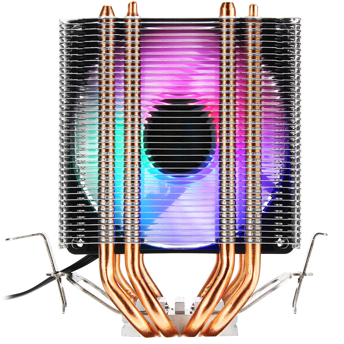 Computer Components 3Pin Four Heat Pipes Colorful Радиатор охлаждения радиатора с подсветкой и радиатором охлаждения для Intel драм