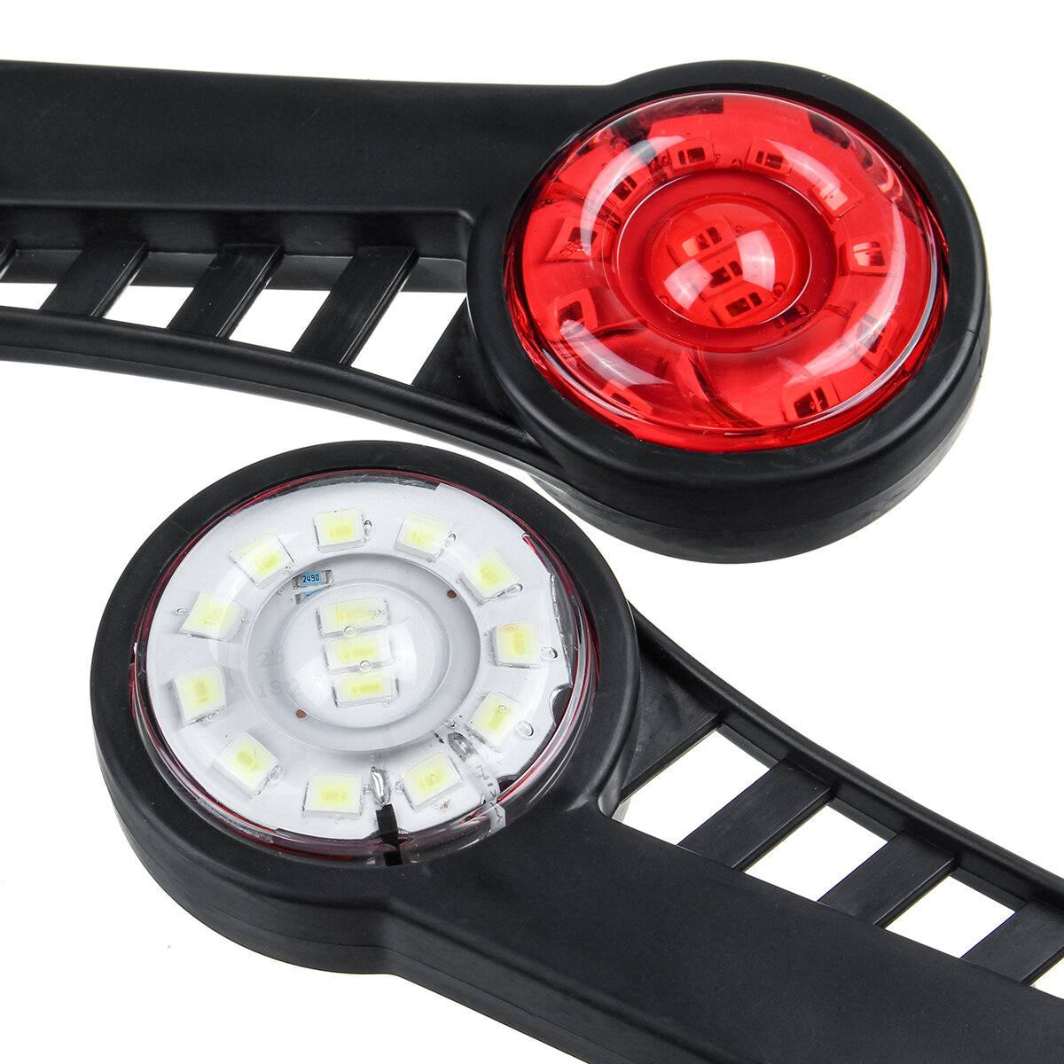 Car Lights 2PCS LED Восстановление боковой габаритный фонарь Лампа Стебельный прицеп грузовой автомобиль грузовой фургон