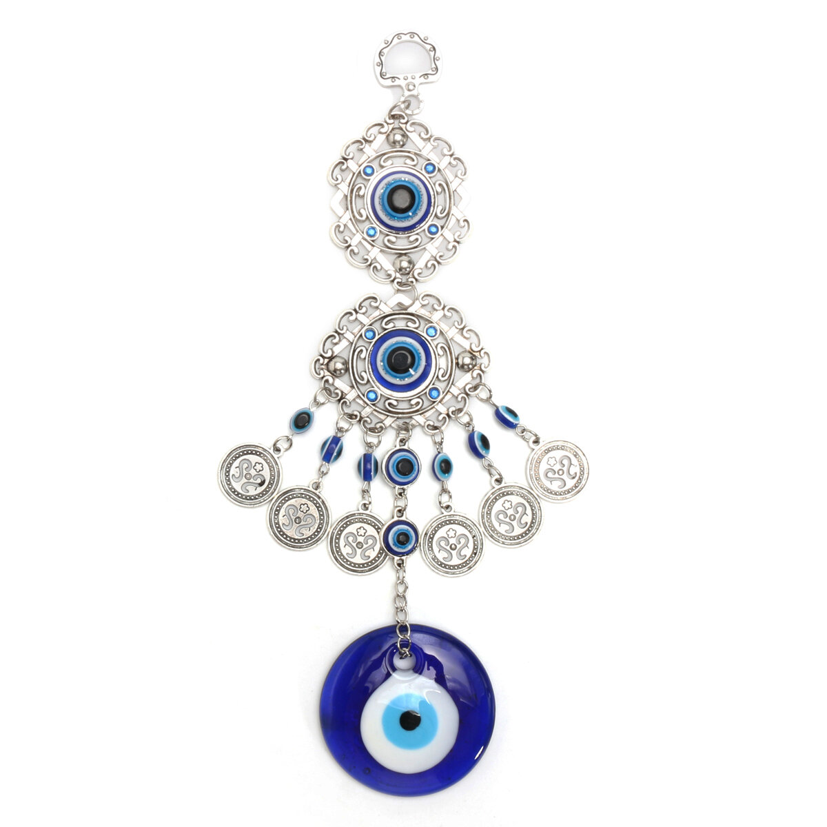 Home Decor Настенное украшение Кулон Turkish Greek Blue Glass Evil Eye Lucky Eye Шарм