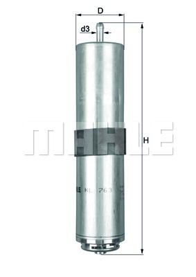 Фильтр топливный Knecht KL 763D