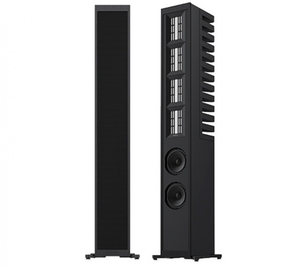 Напольная акустика Piega Master Line Source 3 Baffle anodised black / cabinet black matt / Black