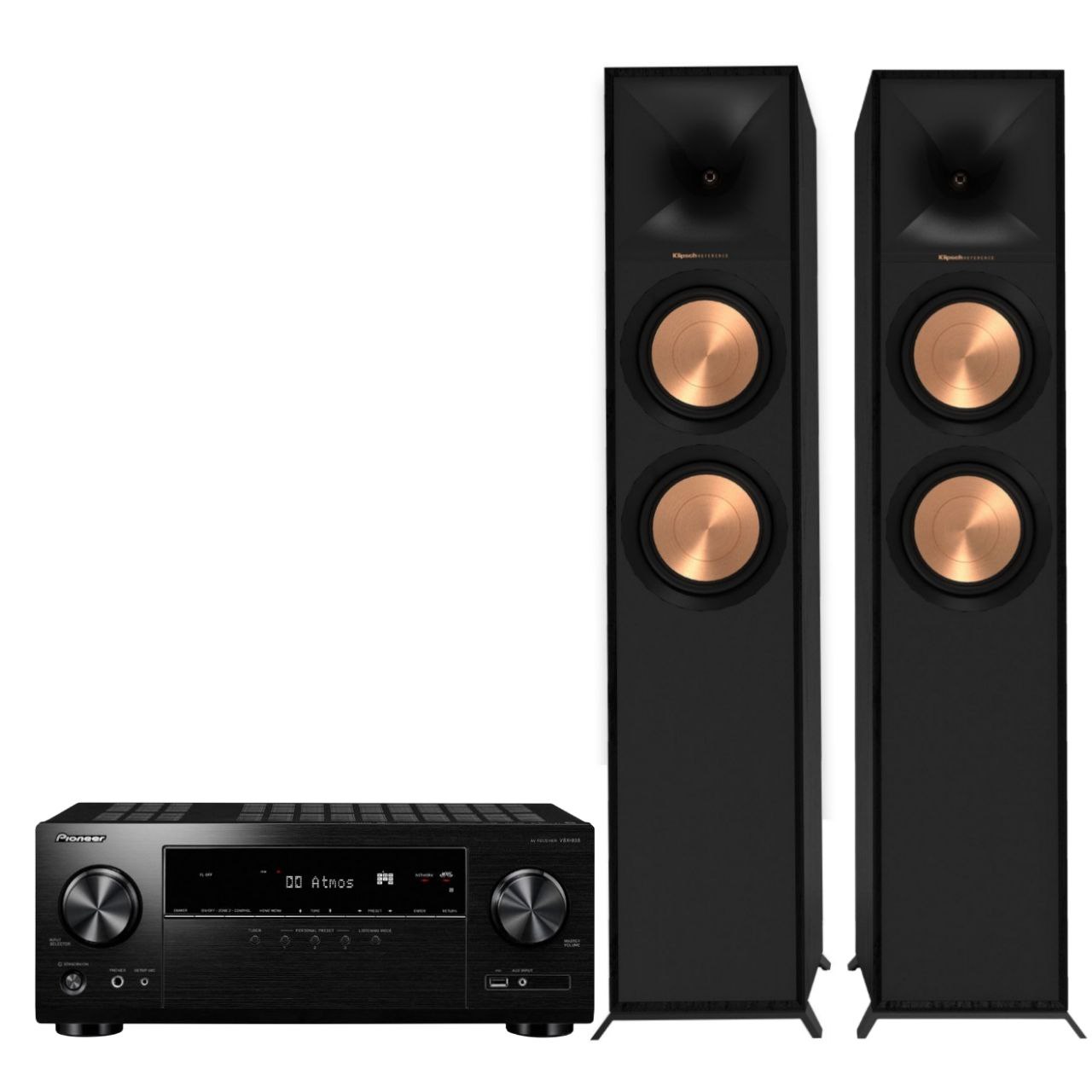   Pult AV ресиверы Pioneer VSX 935 B M2 + Klipsch R-600F Black