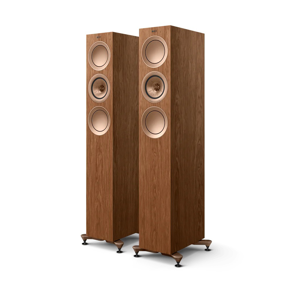 Напольная акустика KEF R5 Meta Walnut