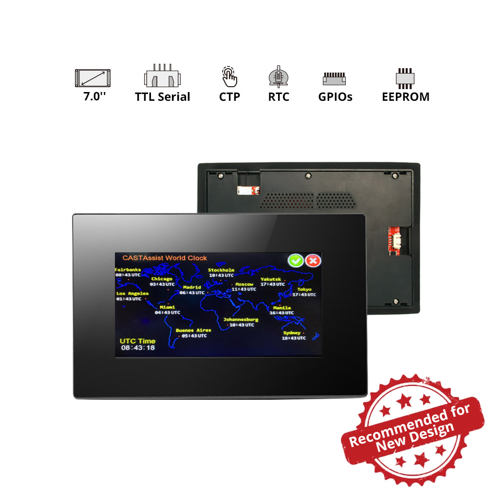 7.0” Nextion Intelligent Series HMI Touch Display with enclosure