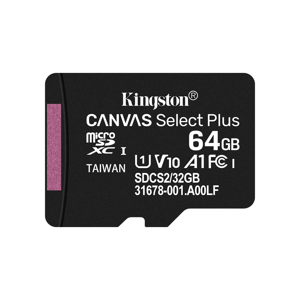 Kingston Micro SDHC Class 10 Memory Card-64GB