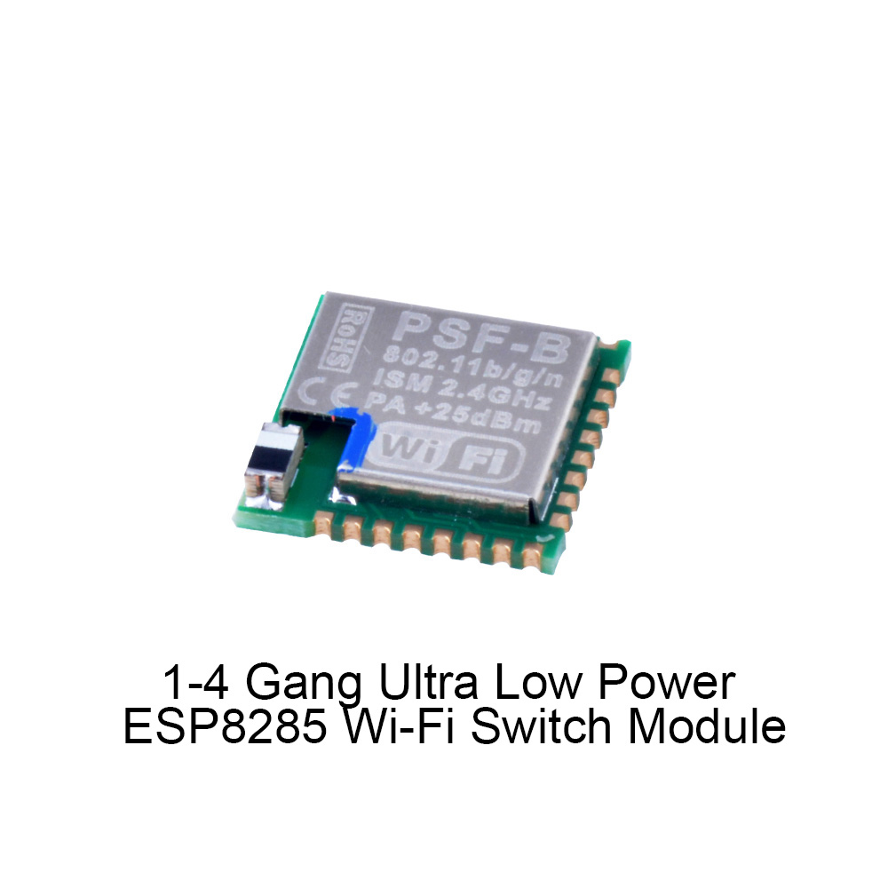 PSF-B Series 1-4 Gang Ultra Low Power ESP8285 Wi-Fi Switch Module