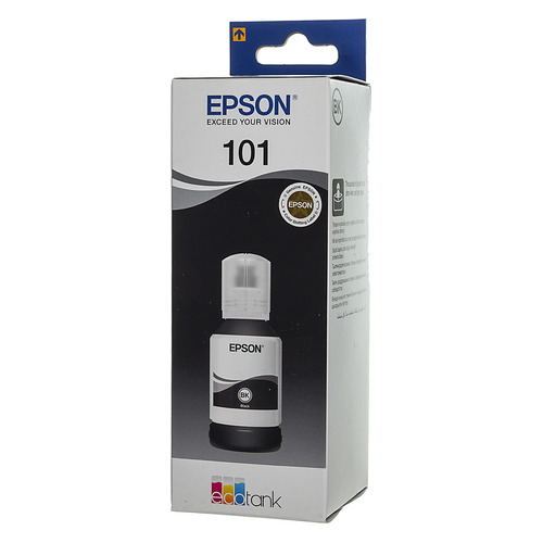Картридж Epson L101, черный / C13T03V14A