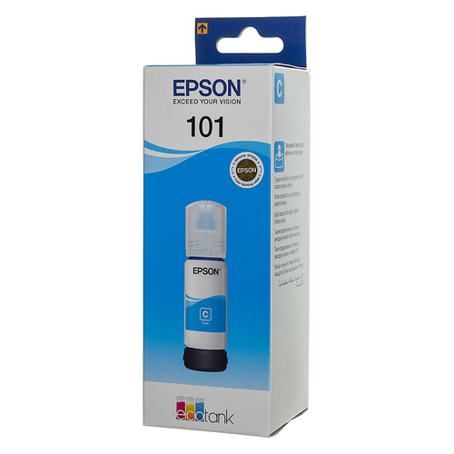 Картридж Epson L101, синий / C13T03V24A