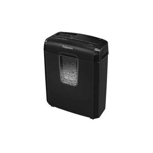 Уничтожитель бумаг Fellowes PowerShred 6C, P-4, 4х35 мм, 6 лист. одновременно, 11л [fs-46866]