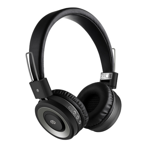 Гарнитура Digma BT-11, Bluetooth, накладные, черный [bt-11b]