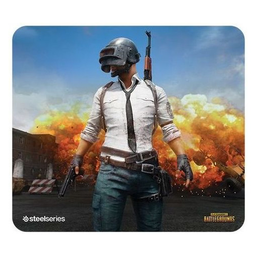 Коврик для мыши SteelSeries QcK+ PUBG Erangel Edition, рисунок [63807]