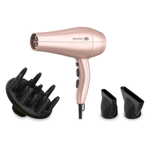   Ситилинк Фен GA.MA Diva 3D Keration, 2300Вт, розовое золото и черный