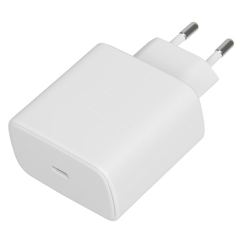 Сетевое зарядное устройство Samsung EP-TA845, USB type-C, USB type-C, 3A, белый [ep-ta845xwegru]
