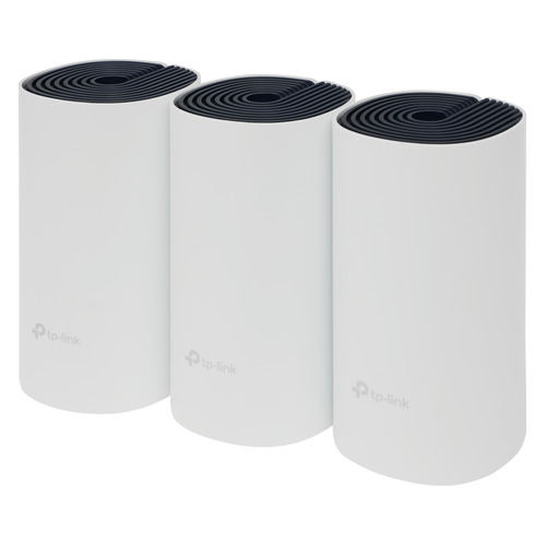   Ситилинк Бесшовный Mesh роутер TP-LINK DECO P9(3-PACK), AC1200, белый, 3 шт. в комплекте