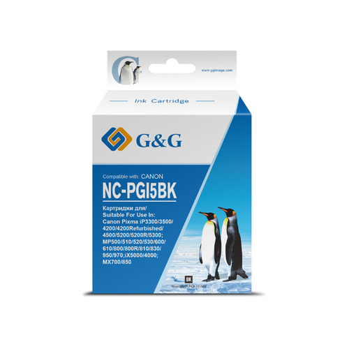 Картридж G&G NC-PGI5BK, PGI-5BK, черный / NC-PGI5BK