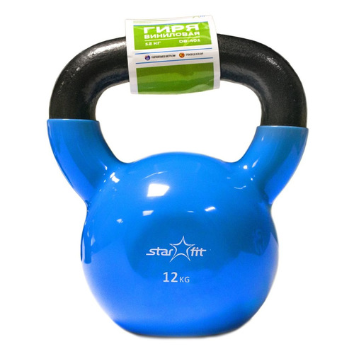 Гиря Starfit DB-401 винил. 12кг синий (УТ-00007106)