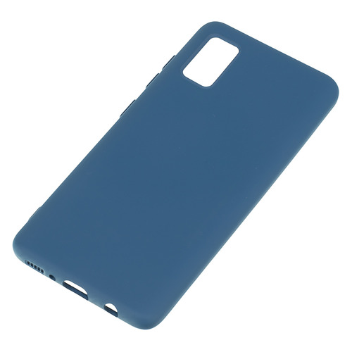 Чехол (клип-кейс) BORASCO Soft Touch, для Samsung Galaxy A41, синий [38932]
