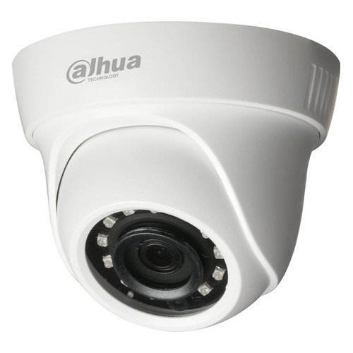 Камера видеонаблюдения аналоговая Dahua DH-HAC-HDW1200SLP-0360B, 1080p, 3.6 мм, белый