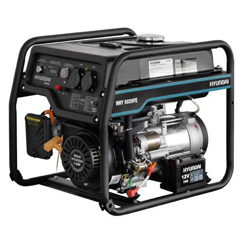 Бензиновый генератор Hyundai HHY 5020FE, 230, 4.5кВт
