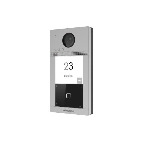 Вызывные панели  Ситилинк Видеопанель Hikvision DS-KV8113-WME1, цветная, накладная, серебристый