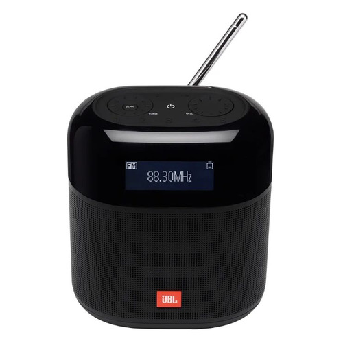 Портативные колонки  Ситилинк Портативная колонка JBL TUNER XL, 10Вт, черный [jbltunerxlfmblkru]