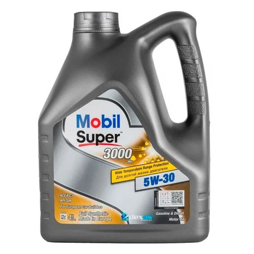 Моторное масло MOBIL Super 3000 XE 5W-30 4л. синтетическое [153018]