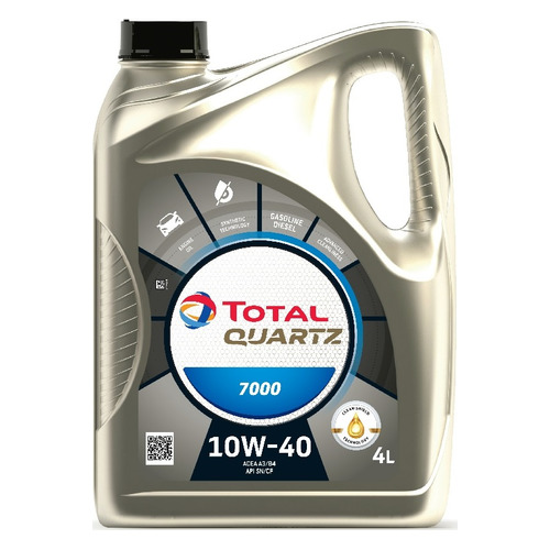 Моторное масло TOTAL Quartz 7000 10W-40 4л. полусинтетическое [11020501]