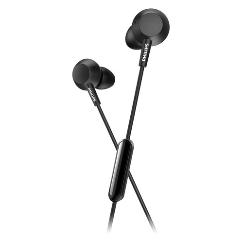 Гарнитура Philips TAE4105BK/00, 3.5 мм, вкладыши, черный