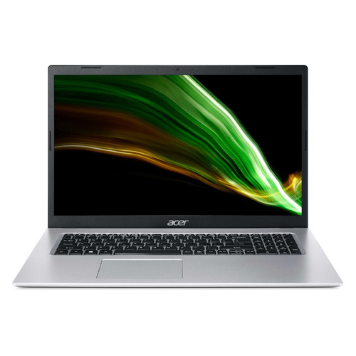 Ноутбук Acer Aspire 3 A317-33-P2RW, 17.3, Intel Pentium Silver N6000 1.1ГГц, 4ГБ, 512ГБ SSD, Intel UHD Graphics , Windows 10 Home, NX.A6TER.007, серебристый