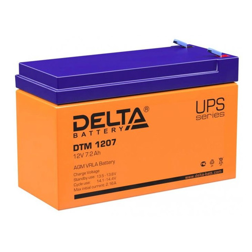 Аккумуляторная батарея для ИБП Delta DTM 1207 12В, 7.2Ач