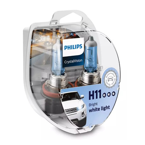 Лампа автомобильная галогенная Philips 12362CVSM, H11, 12В, 55Вт, 2шт