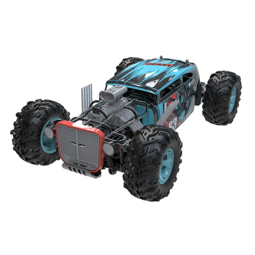 Машина радиоуправляемая HIPER HCT-0014 Beast 4WD, синий / красный