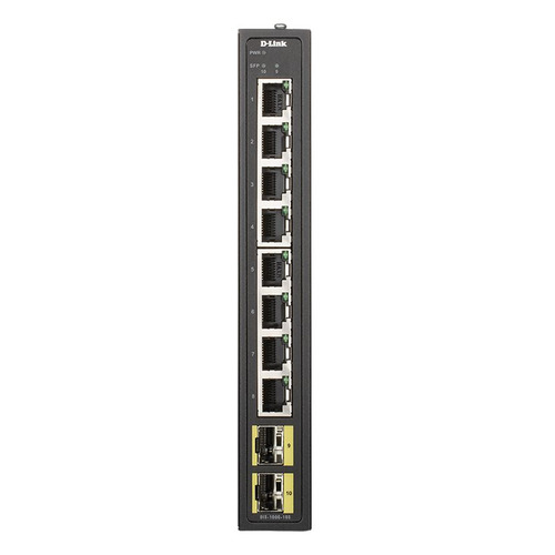 Коммутатор D-Link DIS-100G-10S DIS-100G-10S/A 8G 2SFP неуправляемый