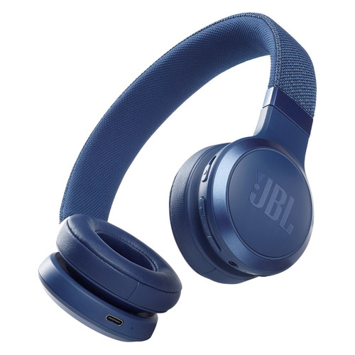 Гарнитура JBL Live 460NC, 3.5 мм/Bluetooth, накладные, синий [jbllive460ncblu]