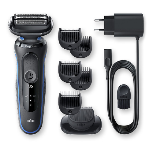 Электробритва Braun Series 5 50-B1500s, черный и синий