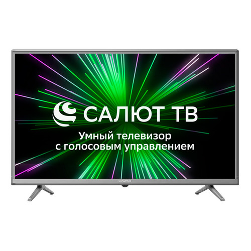 Телевизор SUNWIND SUN-LED32S12, Салют ТВ, 32, HD READY, стальной