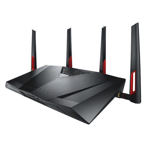 Wi-Fi роутер ASUS DSL-AC88U, AC3100, ADSL2+, черный