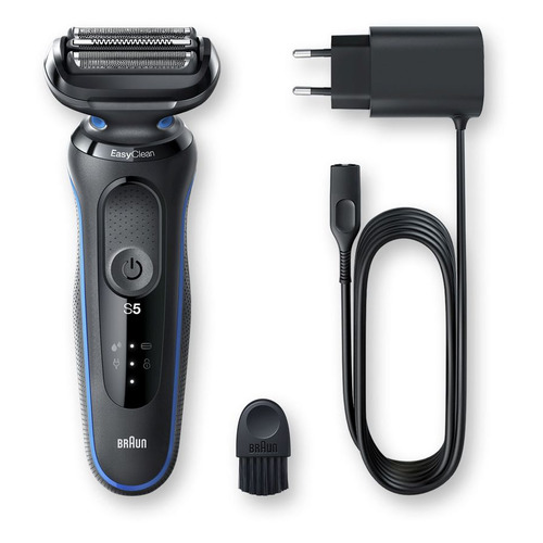   Ситилинк Электробритва Braun Series 5 50-B1000s, черный и синий