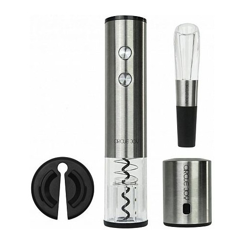 Набор аксессуаров для бутылок Xiaomi Circle Joy Electric Wine Bottle Opener, серебристый, предметов: 4шт [cj-tz02]