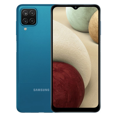 Смартфон Samsung Galaxy A12 64Gb, SM-A127F, синий