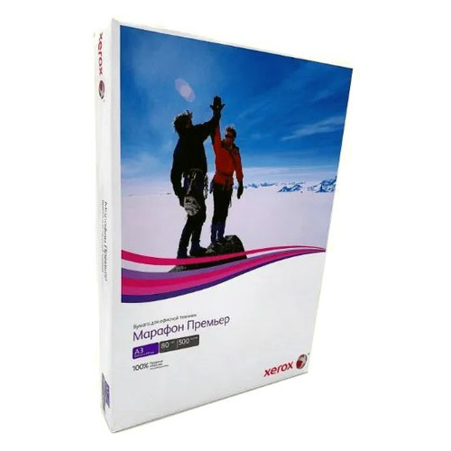   Ситилинк Бумага Xerox Марафон, A3, 80г/м2, 500л, общего назначения(офисная), белый [450l91721] 5 шт./кор.