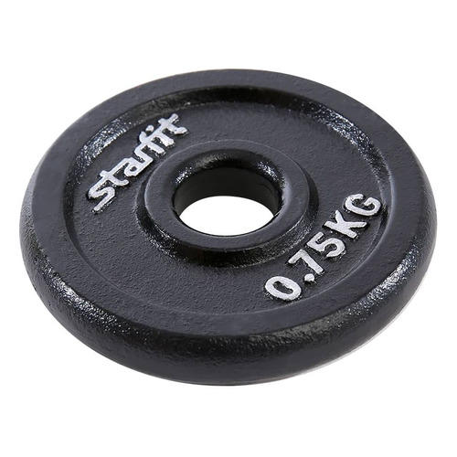 Диск Starfit BB-204 для гантели без покр. 0.75кг черный (УТ-00009817)