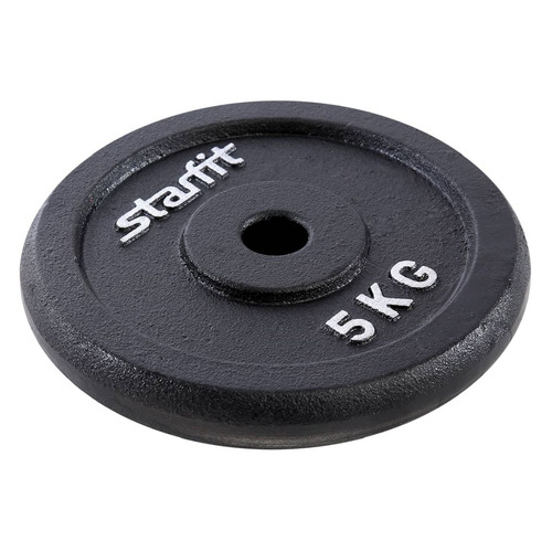 Диск Starfit BB-202 для гантели без покр. 5кг черный (УТ-00018818)