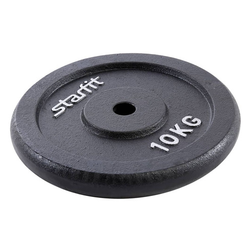 Диск Starfit BB-202 для гантели без покр. 10кг черный (УТ-00018819)