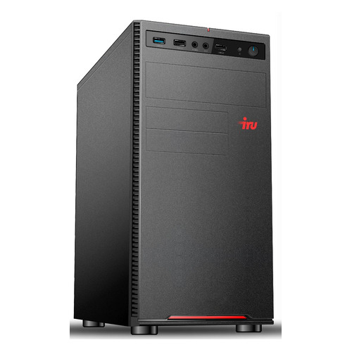 Компьютер iRU Home 310H5SE, Intel Core i3 10100, DDR4 16ГБ, 240ГБ(SSD), Intel UHD Graphics 630, Windows 10 Home, черный [1610363]