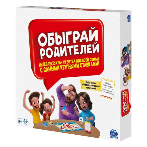 Настольная игра SPIN MASTER GAMES Обыграй Родителей [6063492]