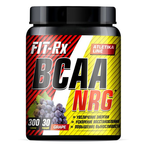 Комплекс BCAA FIT-RX NRG, порошок, 300гр, виноград [01077]