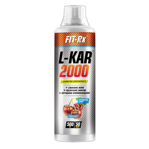 Жиросжигатель FIT-RX L-Kar 2000, жидкость, 500мл, вишня [00968]