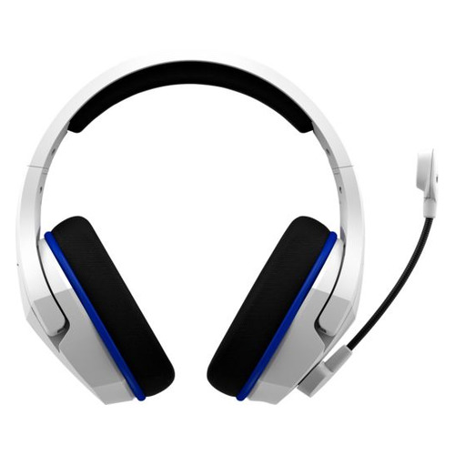 Гарнитура игровая HYPERX Cloud Stinger Core, для ПК и игровых консолей, накладные, радио, белый / голубой [4p5j1aa]