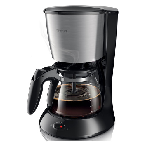   Ситилинк Кофеварка Philips HD7462/20, капельная, черный / серебристый